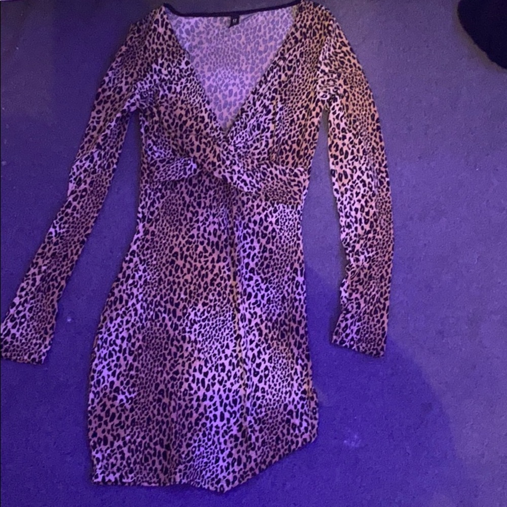 Animal print dress